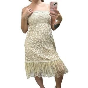 Sue Wong nocturne beaded lace dress size 2